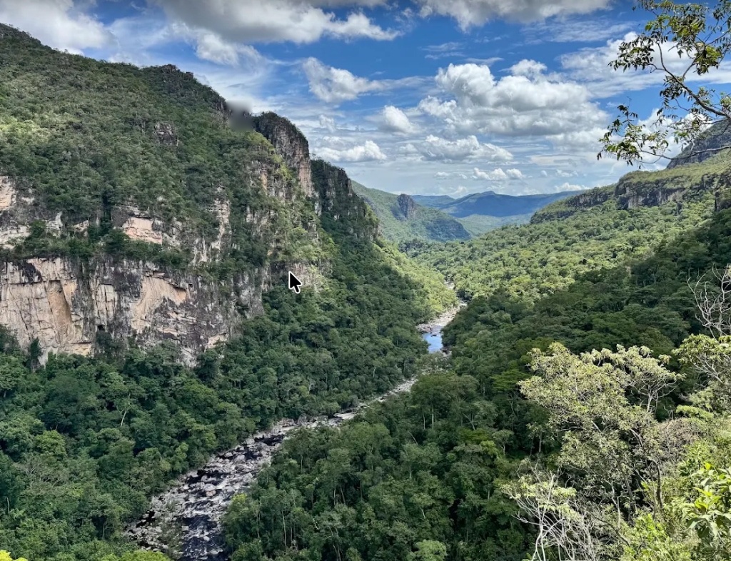 Cânions do Rio Preto no Parque Nacional da Chapada dos Veadeiros